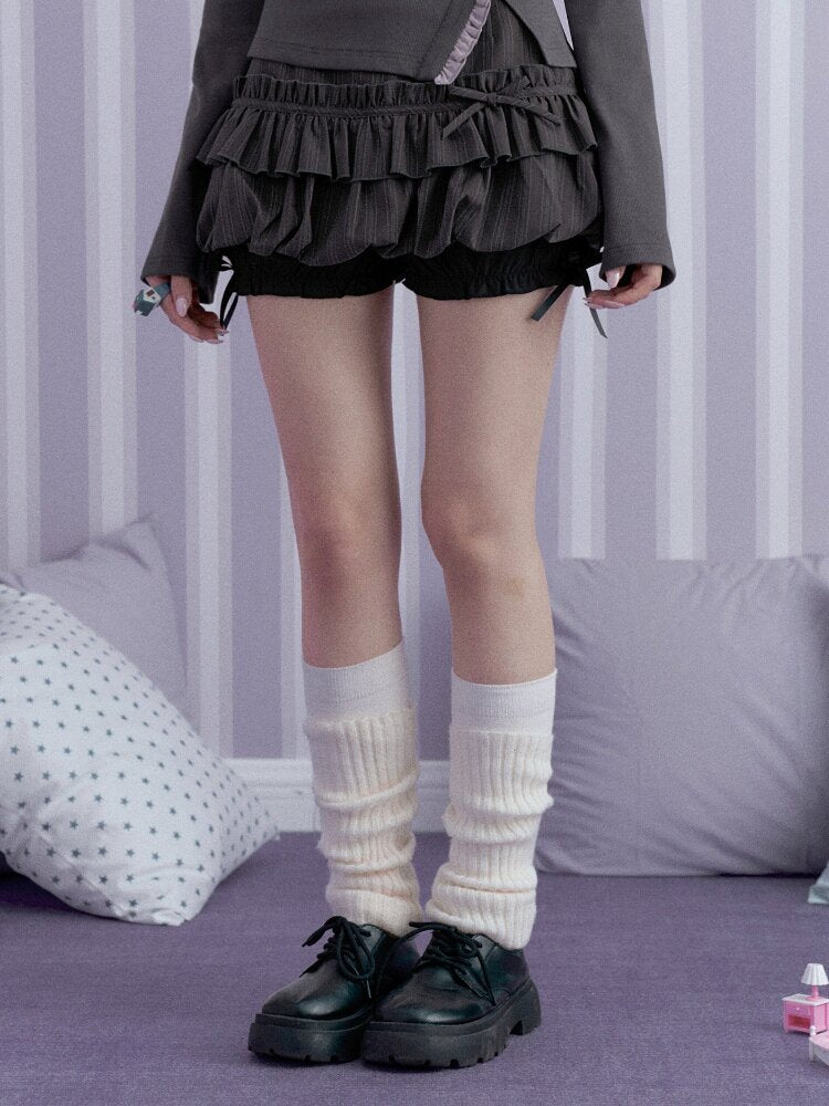Souffle Double Waist Skirt Pants【s0000017866】
