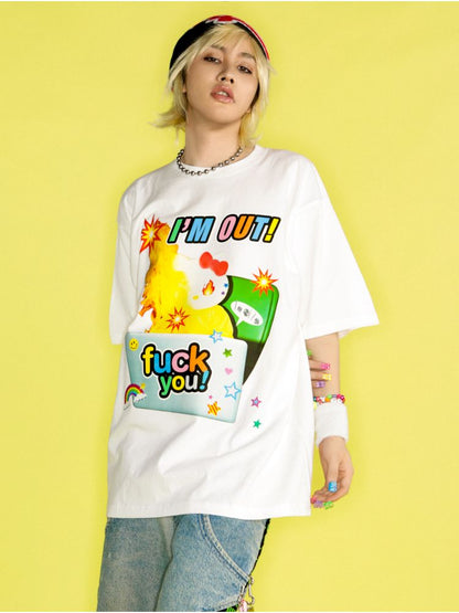 Street Hip Hop Loose T-Shirt【s0000012460】