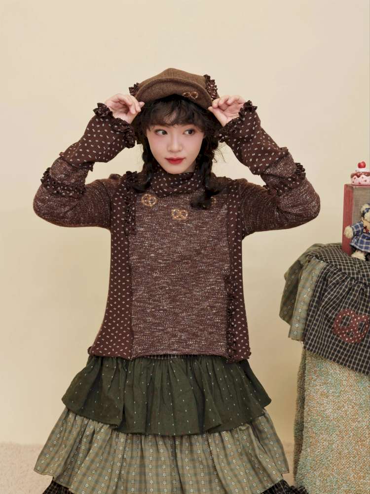Vintage Girly Blend Wool Lace Octagon【s0000014846】