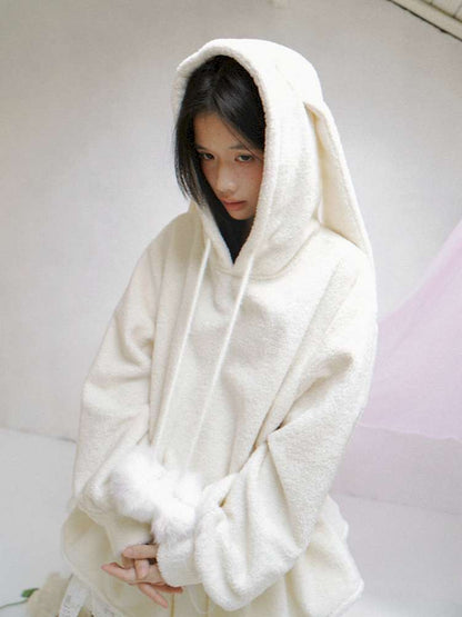 Plush Angel Ears Low Waist Dress【s0000014941】