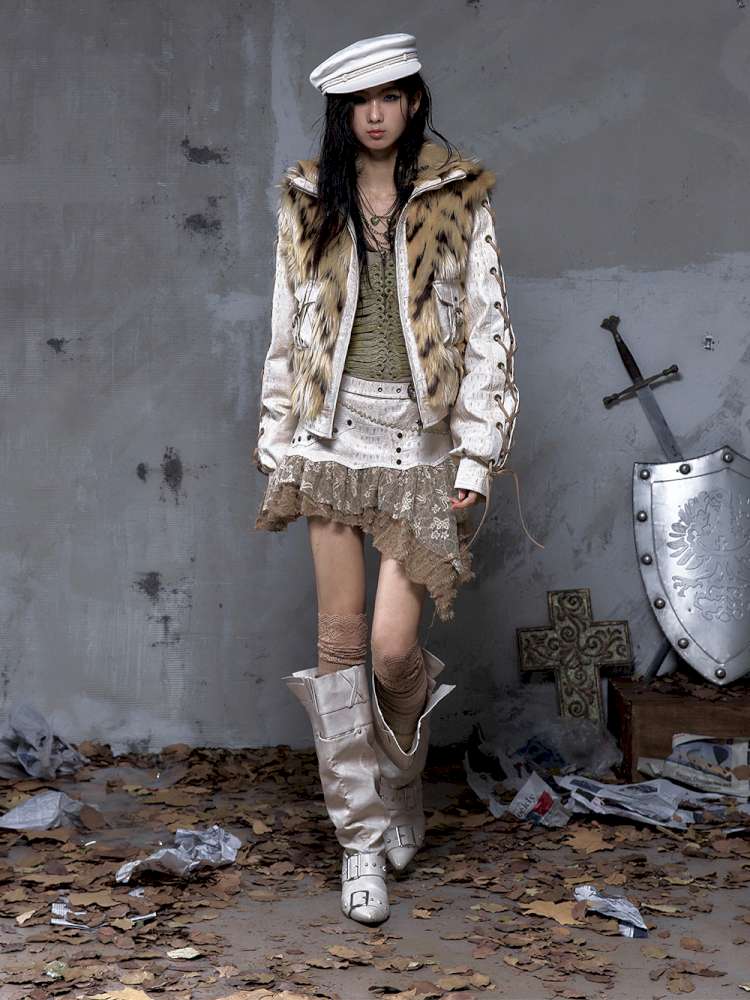 Heavy Work Irregular Piece Culottes【s0000014654】