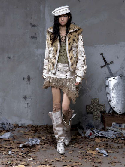 Heavy Work Irregular Piece Culottes【s0000014654】