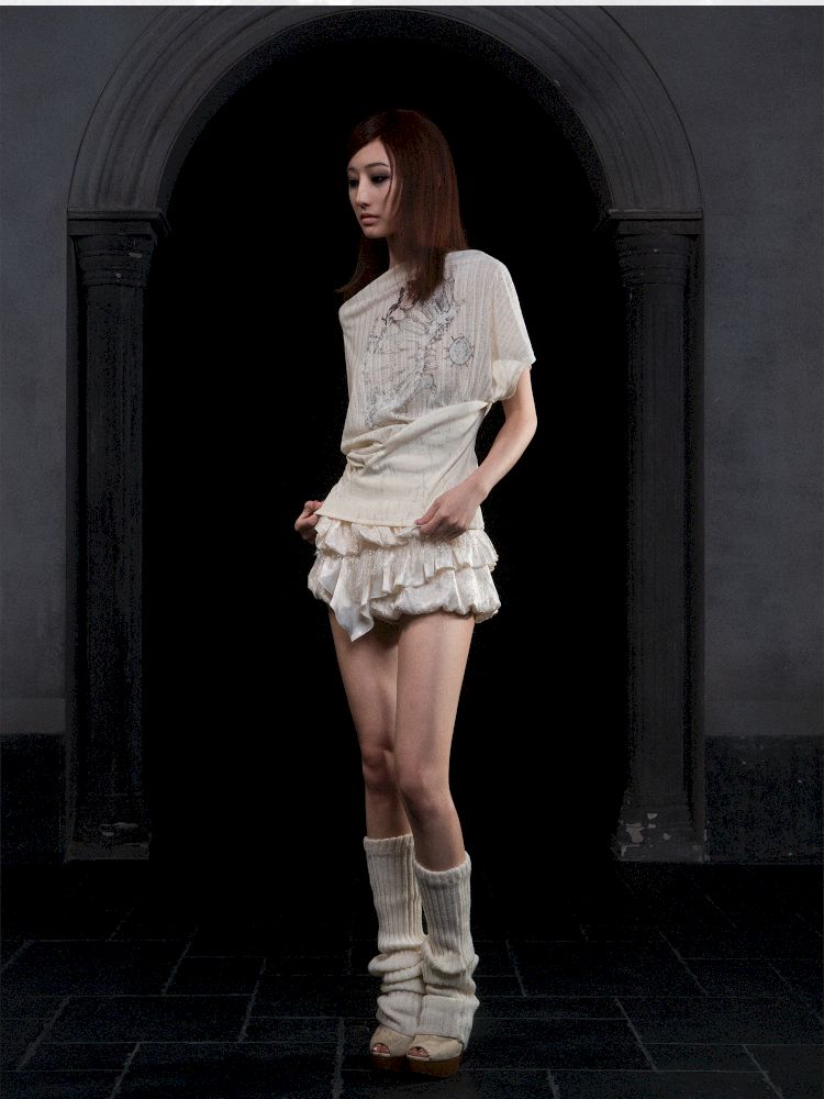 Low Waisted Pod Skirt Pants【s0000012305】