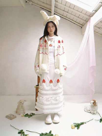 Polka Dot Strawberry Badge Camisole Top【s0000014939】