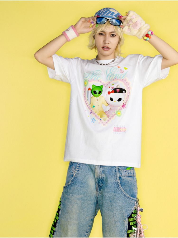 Printed Loose T-Shirt【s0000012461】