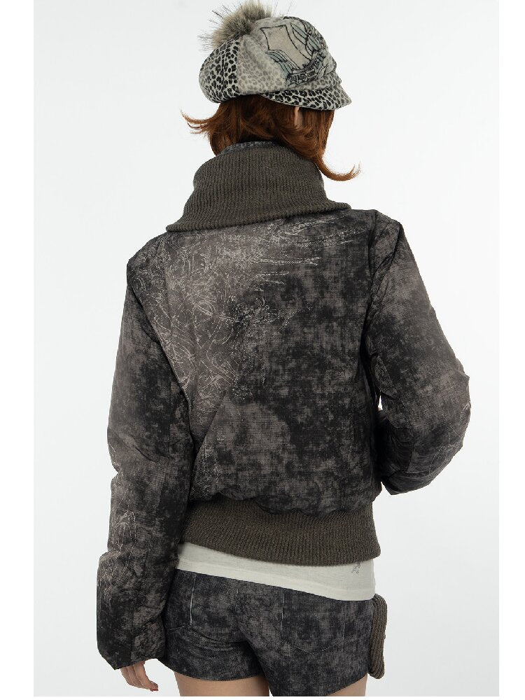 Mysterious Pattern Down Jacket【s0000018079】