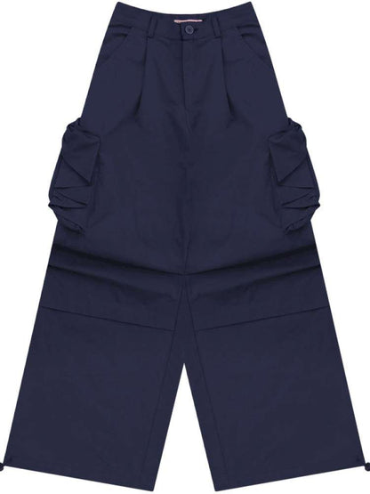 Dark Blue Functional Cargo Pants【s0000015424】