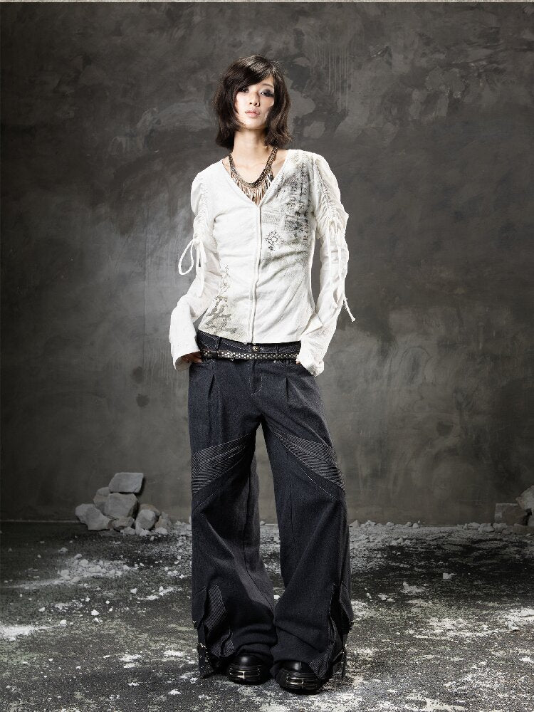 Printed Puff Sleeve Knit【s0000015954】