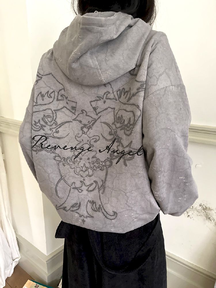 Hooded Sweatshirt Cardigan【s0000011190】