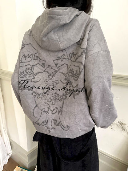 Hooded Sweatshirt Cardigan【s0000011190】