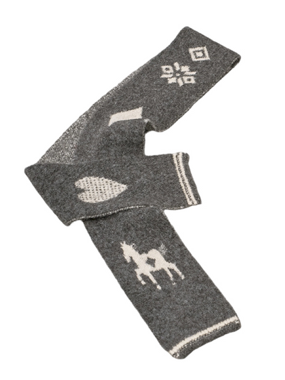 Love Pony Knitted Plush Hat Scarf【s0000015217】