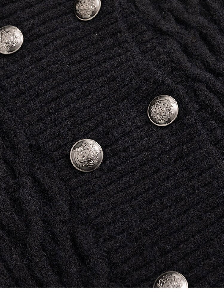 Detachable Fur Collar Twisted Cape Jacket【s0000019245】