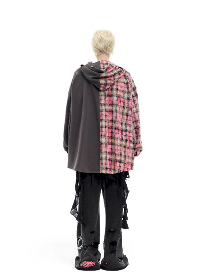 Hooded Headcoat Embroidered Shirt【s0000012072】