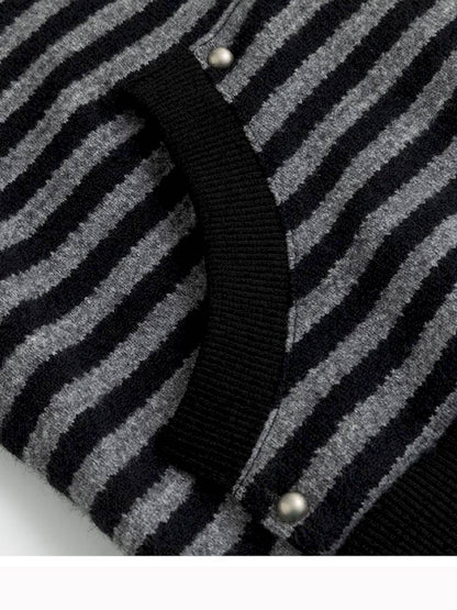 Striped Cat-Ear Hoodie【s0000014425】