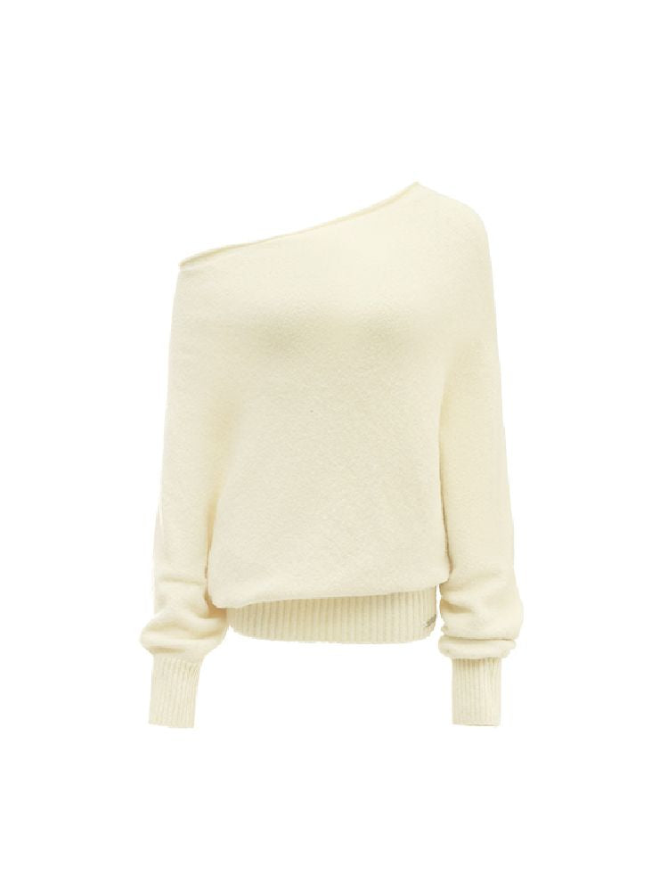 SLANT SHOULDER SWEATER [S0000010646]