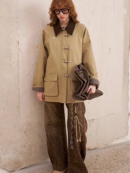 Cotton-lined trench coat【s0000014076】