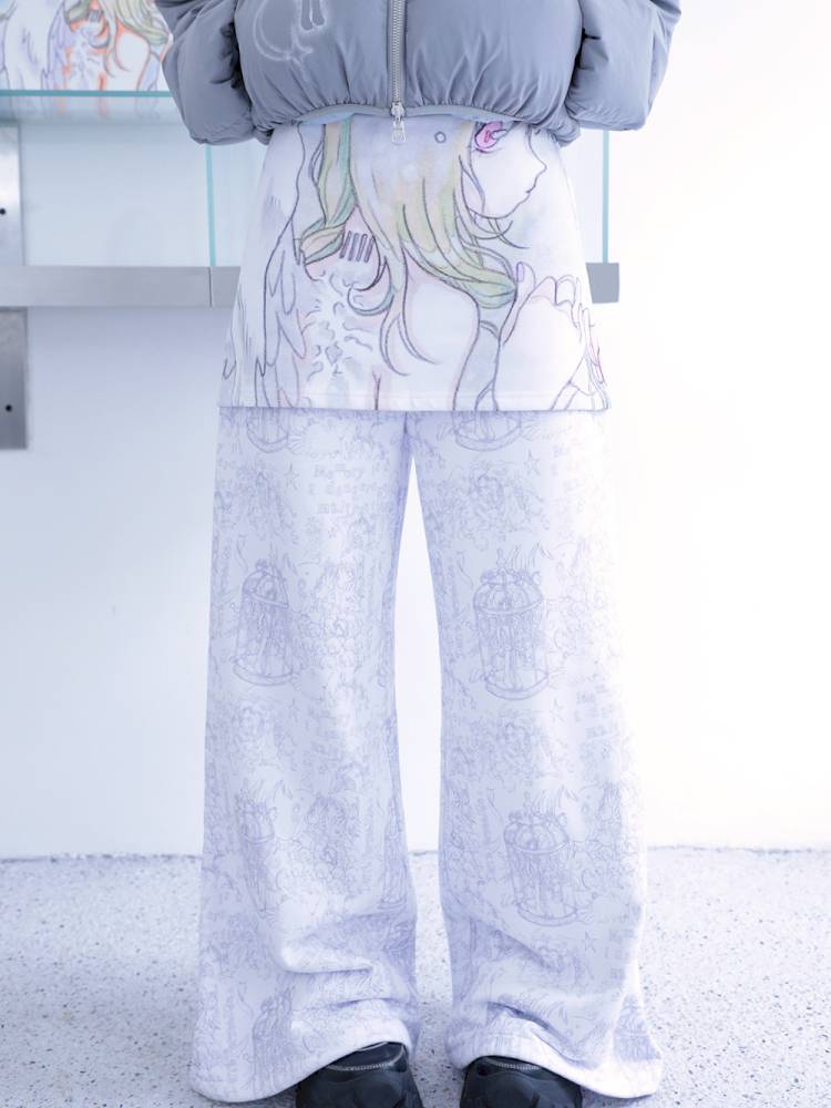 Angel Fake Two Sweatpants【s0000014440】