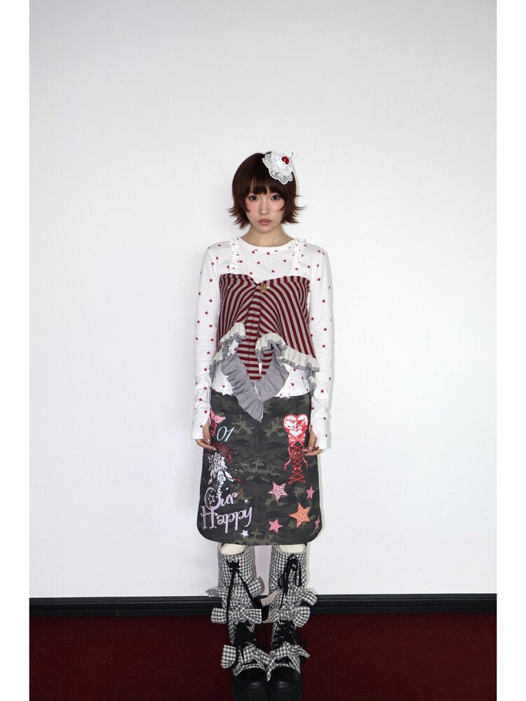 Knitted Lace Multi Wear Skirt【s0000018662】