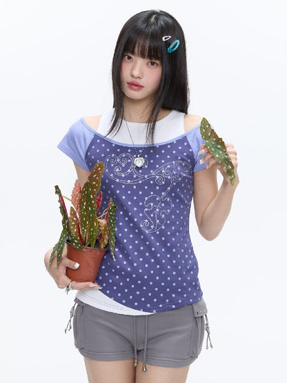 Asian Short Sleeve Two Piece T-Shirt【s0000016404】