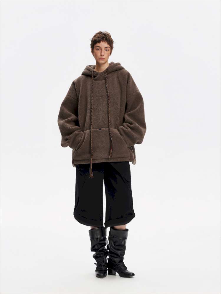 Drawstring Loose Hooded Jacket【s0000015060】