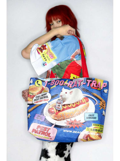 Mouse Print American Vintage Dupont Tote Bag【s0000014913】