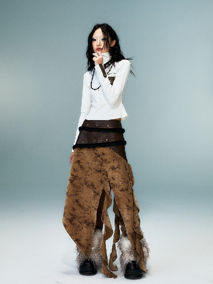 슬림 니트 긴 소매 바닥 셔츠 [S0000011480]