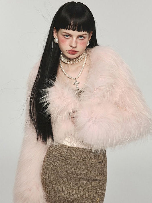 Rakkoon fr Short Tickene d ne w wa rm koa t [S0000004730]