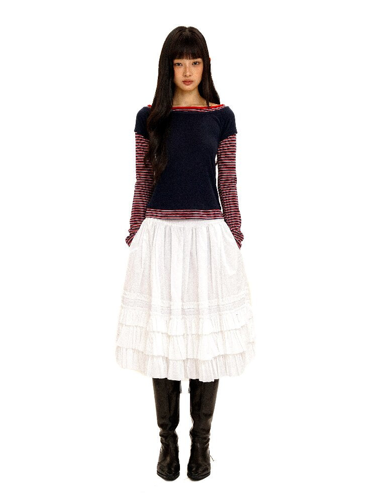Heavy Works Layered Lace Skirt【s0000016092】