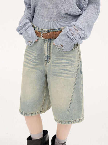 Cat Beard Denim Split Pants【s0000015419】