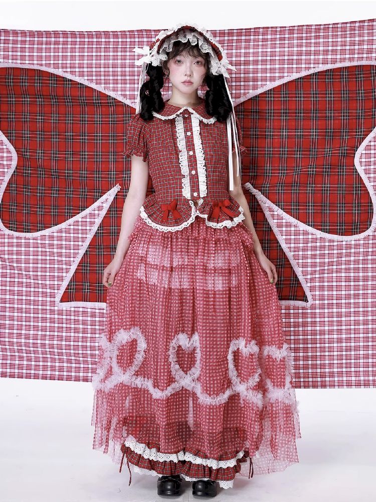 Retro Mesh Hooded Dress【s0000012194】