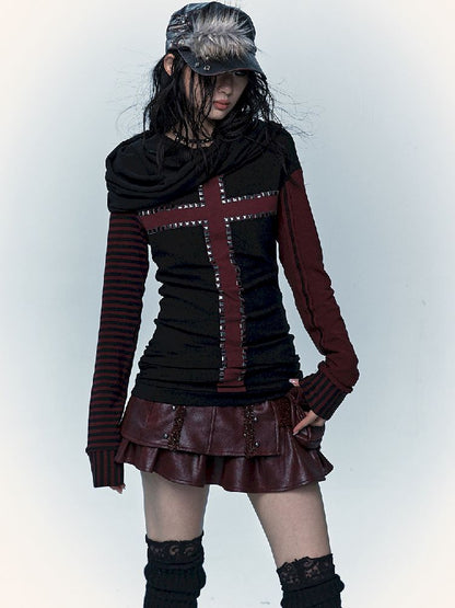 Striped Long Sleeve T-Shirt【s0000011216】