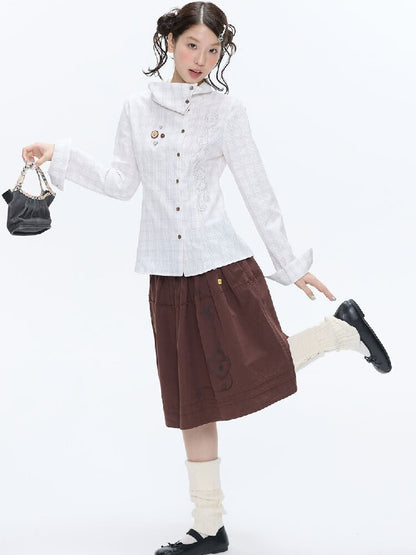 Retro Love Lock Vine Short Skirt【s0000016375】