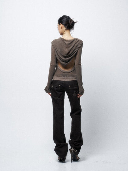 Distressed Embroidered Denim Pants【s0000016671】