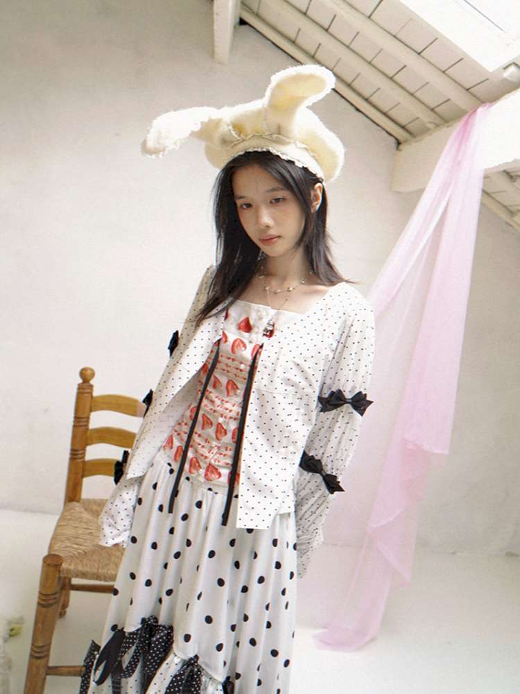 Patchwork Print Fitted Long-Sleeve Shirt【s0000014523】