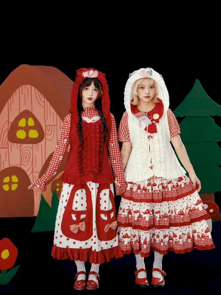 Embroidered Floral Headpiece Vest【s0000013934】