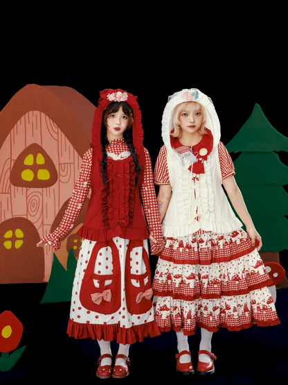 Embroidered Floral Headpiece Vest【s0000013934】