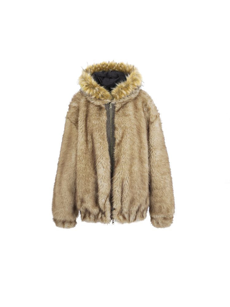 Fur Collar Thick Coat Reversible【s0000011272】