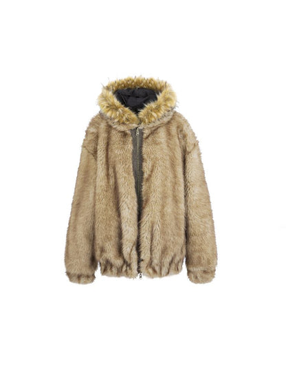 Fur Collar Thick Coat Reversible【s0000011272】