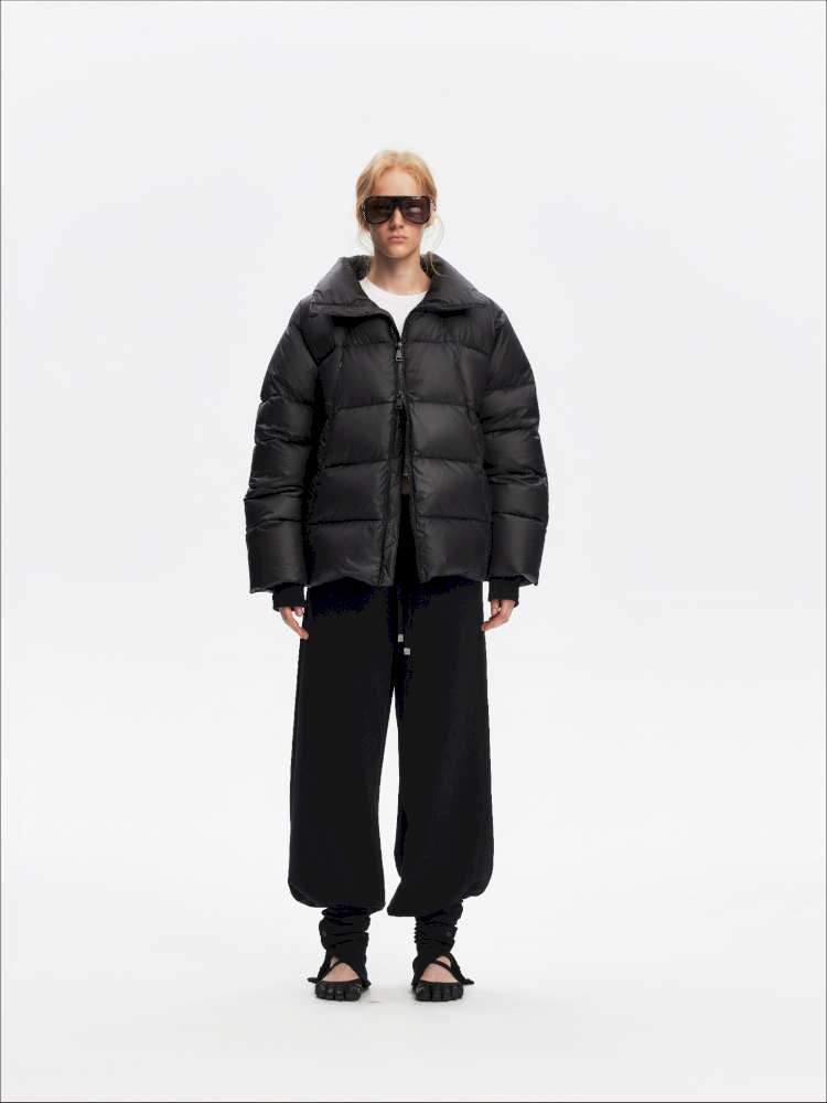 Winter Stand Collar Black Warm 90 Down Jacket【s0000014871】