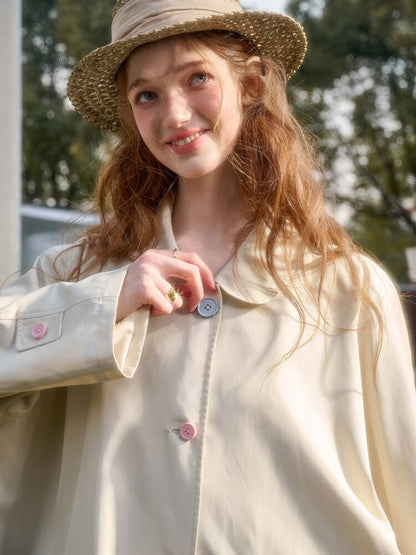 Cotton Silhouette Pocket Trench Coat【s0000015622】