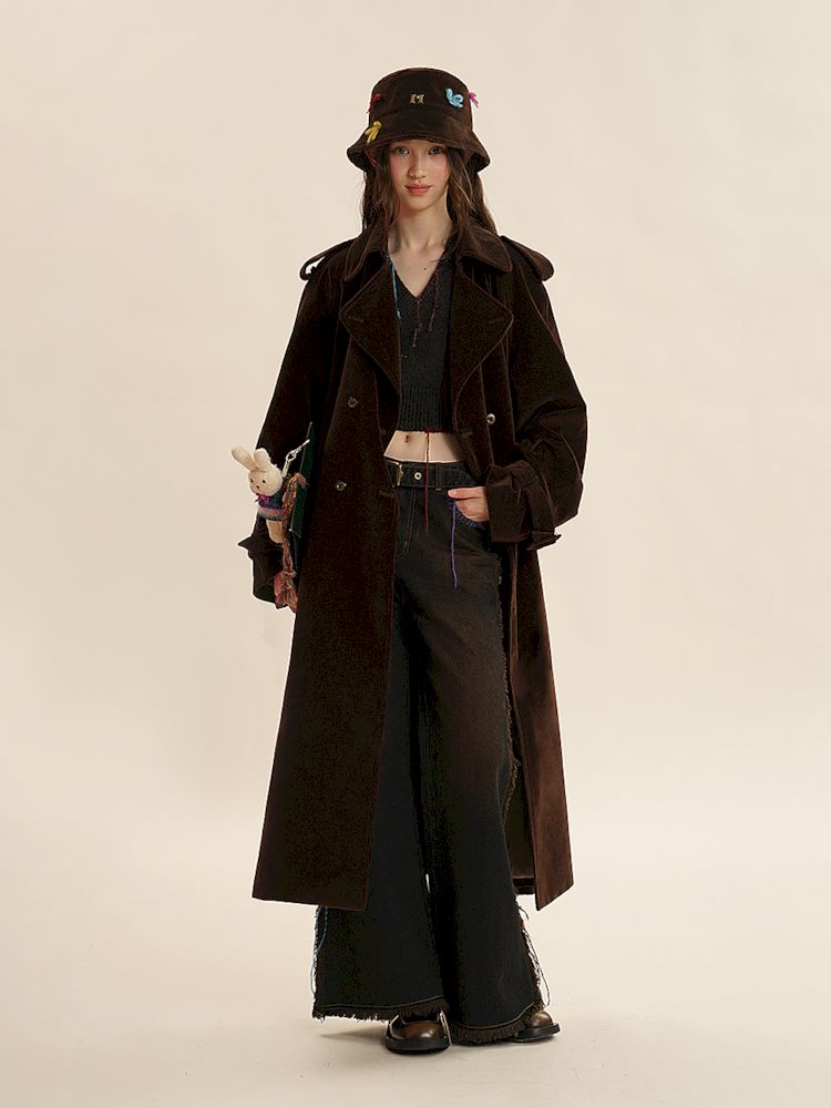 Fringe Sleeveless Knit Vest【s0000006030】