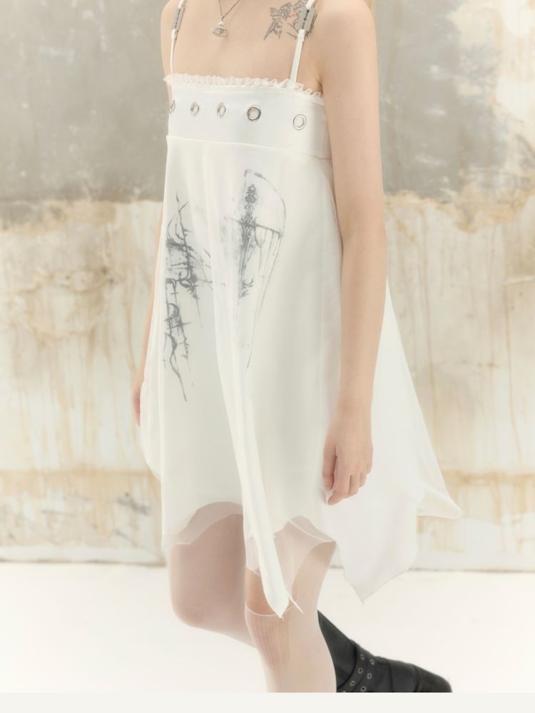 Irregular Two Wear Halter Half Skirt Dress【s0000008396】