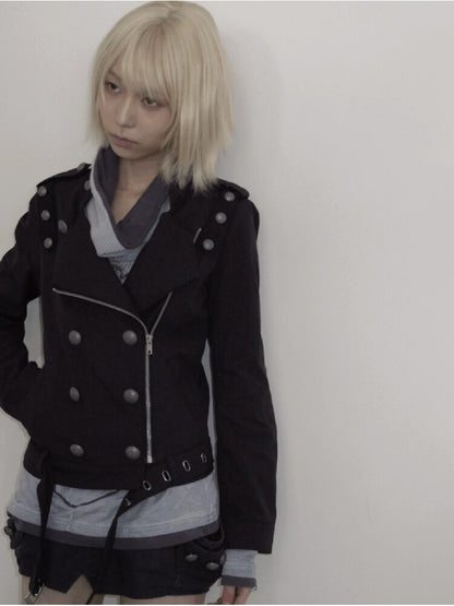 Mid-Century Vintage Napoleon Coat【s0000016952】