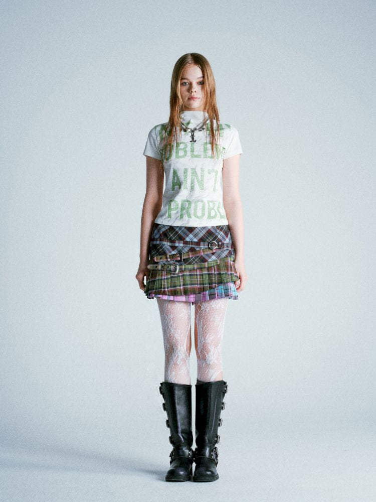 Punk Plaid Pleated Skirt【s0000009280】