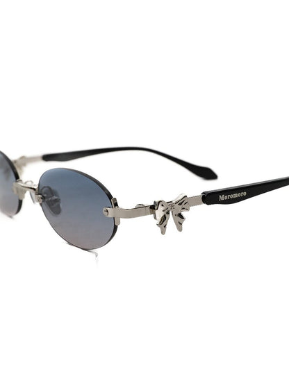 Metal Bow Rimless Glasses【s0000016134】
