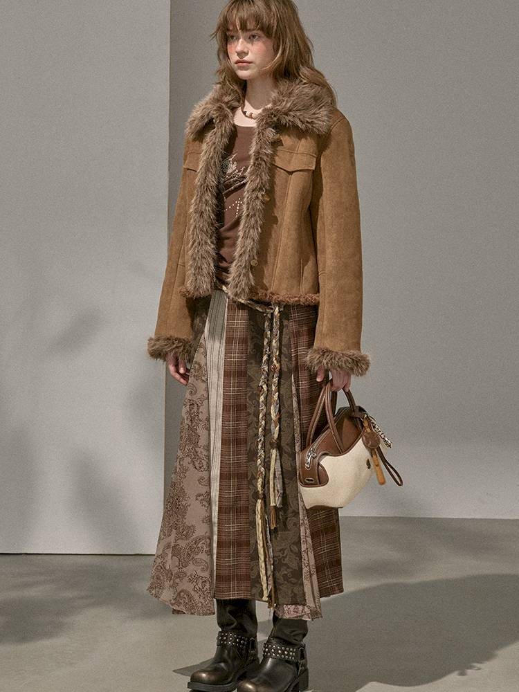 Faux Fur Collar Jacket【s0000014409】