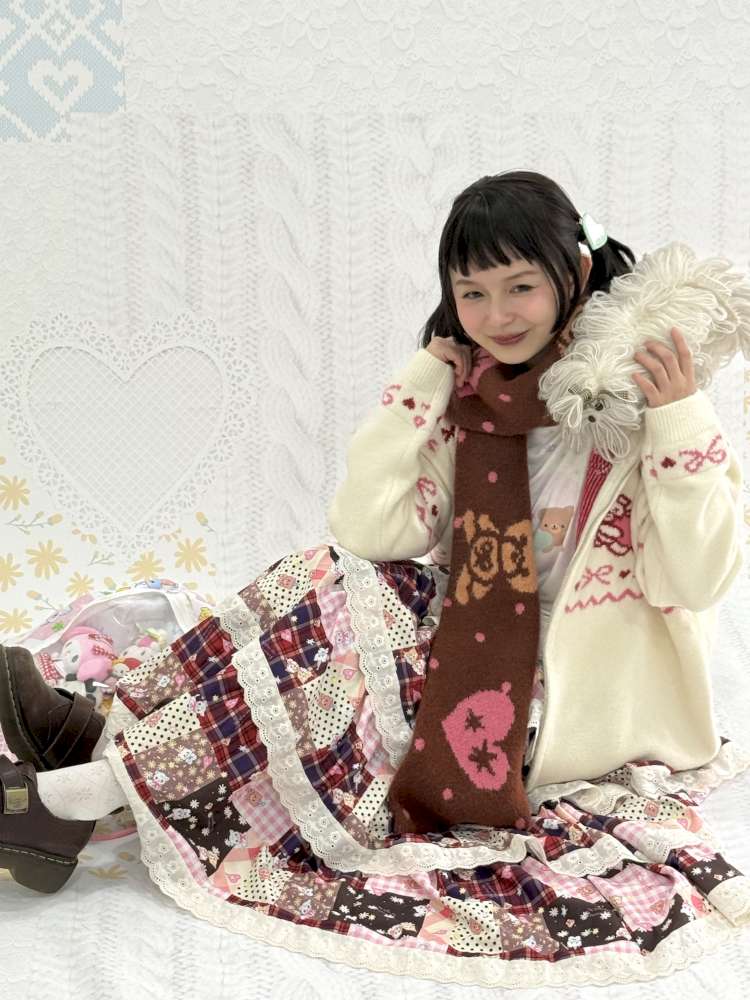 Bear Bow Knitted Cardigan Jacket【s0000015041】