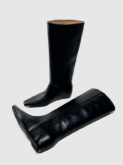 Retro Square Toe Knight Boots【s0000015722】