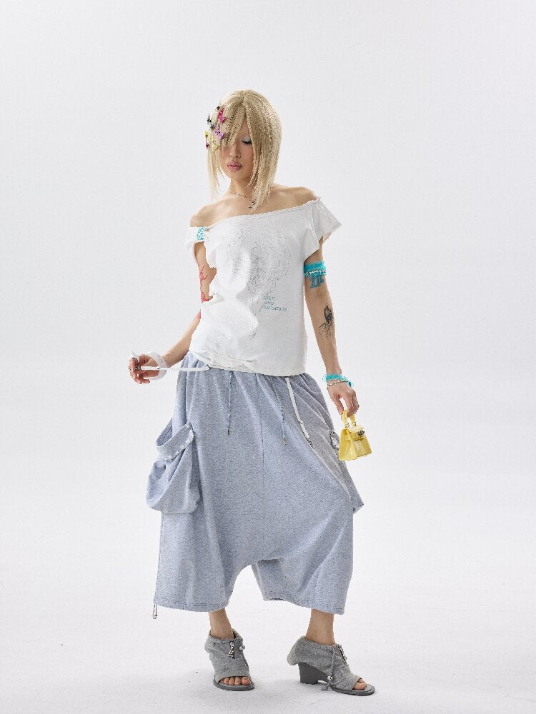 Loose Plaid Rhinestone Sports Pants【s0000017647】