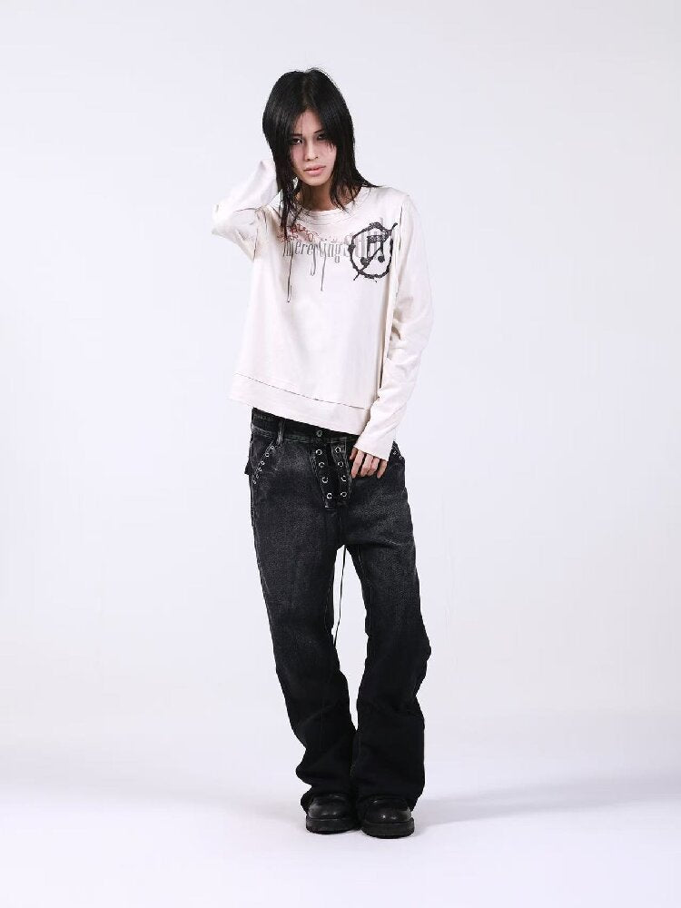 Cotton Linen Bone Apricot Long Sleeve【s0000018192】